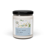 Sāwea 9oz Scented Soy Candle — "Light the Way to New Perspectives" Aromatherapy Jar