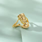 Sa Wea Men's And Women's Egyptian African Queen Charm Adjustable Ring