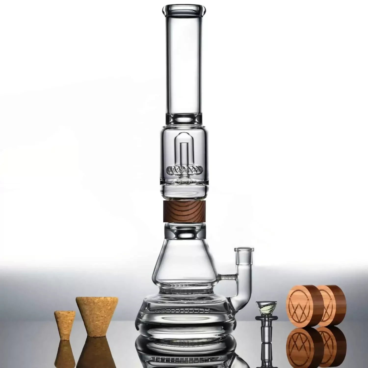 VITAE Glass Voyager zebrawood set